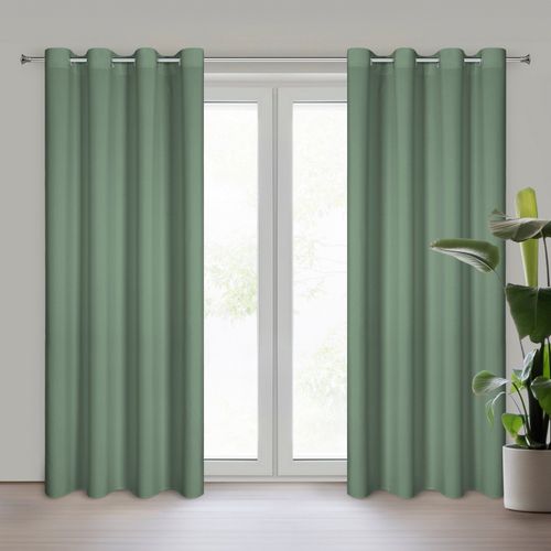 Zasłona na przelotkach RITA 140X250 c. miętowa na Arena.pl