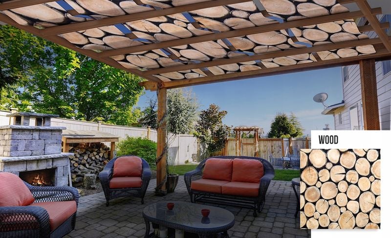 PAS ALTANOWY ŻAGIEL PRZECIWSŁONECZNY OGRODOWY NA PERGOLĘ ALTANĘ NA WYMIAR zdjęcie 2