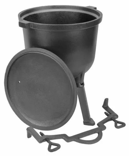 Kociołek myśliwski żeliwny 7L GARNEK węgierski na ognisko grill pieczonki na Arena.pl