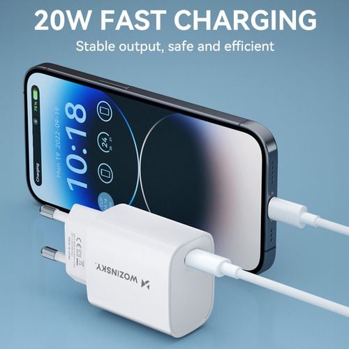 ładowarka sieciowa 20w usb-c 100-240v biała na Arena.pl