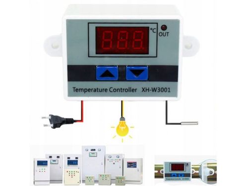Regulator temperatury cyfrowy termostat 110°c 230v na Arena.pl