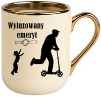 Kubek PREMIUM śmieszny prezent dla EMERYTA zakończenie pracy Emerytura