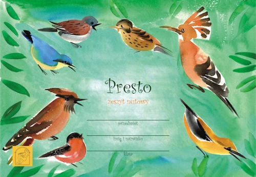 Zeszyt nutowy do nut PRESTO A5 pięciolinia 8 mm na Arena.pl