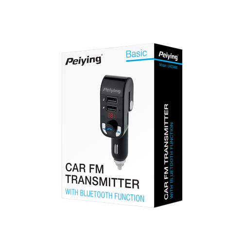 Transmiter FM Peiying Bluetooth 2xUSB SD ŁADOWANIE na Arena.pl