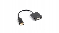 Kabel adapter Lanberg AD-0007-BK DisplayPort (M) -> DVI-D (F)Dual Link