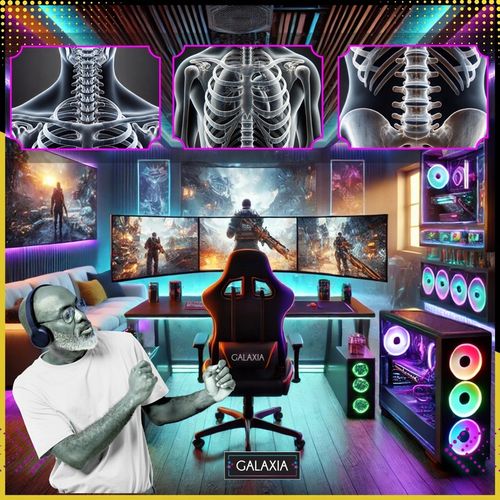 FOTEL GAMINGOWY BIUROWY Obrotowy Kubełkowy Krzesło Gamingowe Z Podnóżkiem na Arena.pl