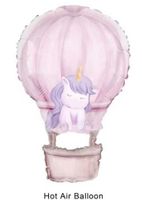 Balon foliowy balonik z jednorożcem 52x80cm