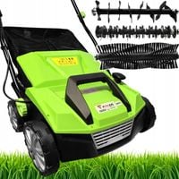 AERATOR WERTYKULATOR KULTYWATOR ELEKTRYCZNY DO TRAWY 2500W + SZCZOTKA 3w1