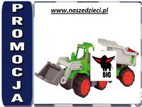 Big 56838 Power Traktor Spychacz Z Przyczepa Ruch