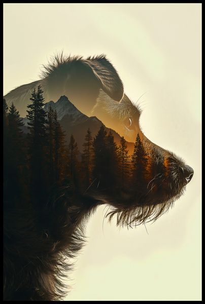 Plakat 61x91,5cm Psi Duch Lasu zdjęcie 2