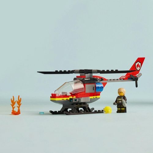 LEGO City Straż Pożarna 60411 Strażacki Helikopter Ratunkowy Armatki Wodne na Arena.pl