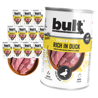 MOKRA KARMA DLA PSA BULT PUSZKA BOGATA W KACZKĘ ZESTAW 12x400G