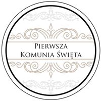 Opłatek na tort Tort Pierwsza Komunia Święta Komunijny Biblia Hostia Tekst