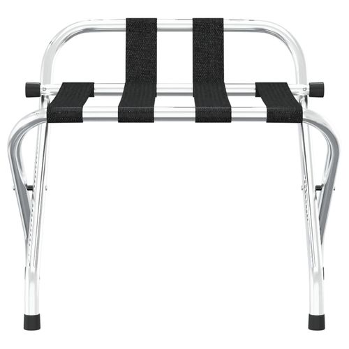 Stojak bagażowy z oparciem, srebrny, 56x39x52 cm na Arena.pl