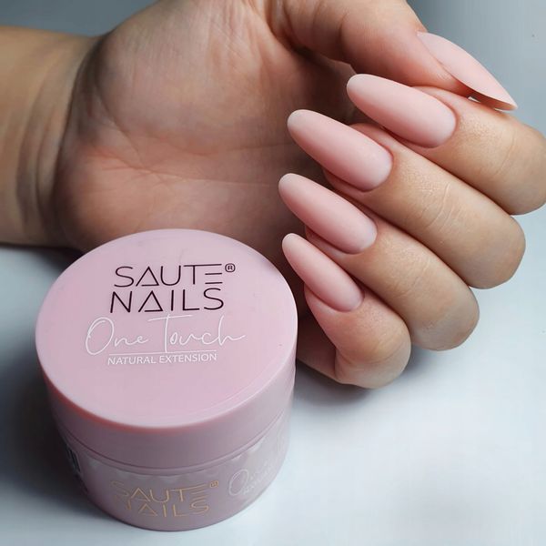 SAUTE NAILS Żel budujący budujący One Touch - NATURAL EXTENSION - 50g zdjęcie 4