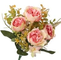 SZTUCZNE KWIATY JAK ŻYWE ROŚLINY RÓŻA RÓŻE BUKIET