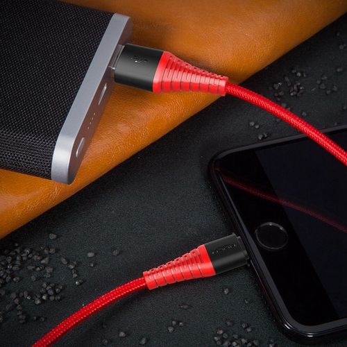 ROCK LIGHTNING CABLE 120CM RED na Arena.pl