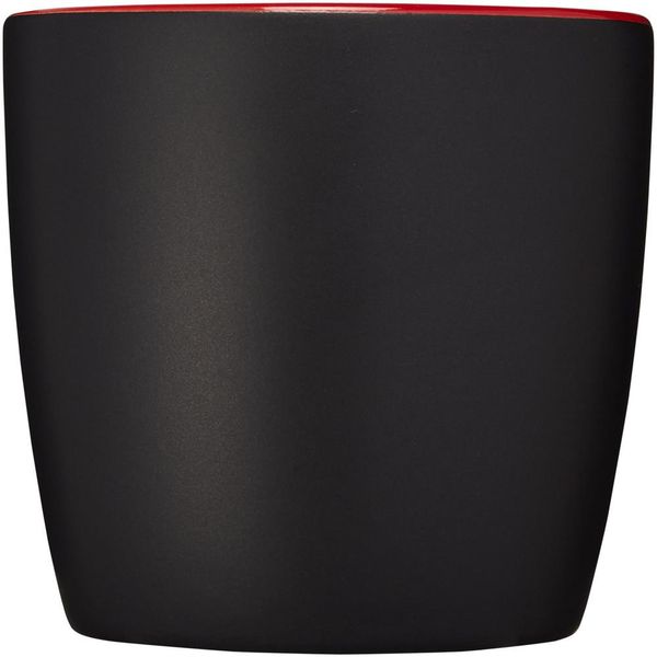 Kubek ceramiczny Riviera Czarny / Czerwony 300ml zdjęcie 2