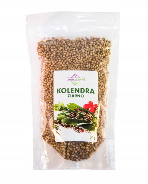 KOLENDRA ZIARNA ZIARNO PRZYPRAWA 80g zdjęcie 1