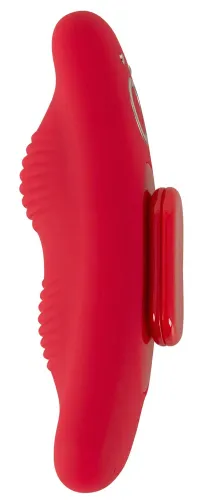 sweet smile rc panty vibrator czerwony, pilot, magnes, 10 trybow, 9,7 cm na Arena.pl