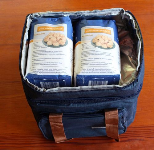 KOSZ PIKNIKOWY TORBA TERMICZNA PLAŻOWA NA ZAKUPY PIKNIK DUŻA 2 komory na Arena.pl