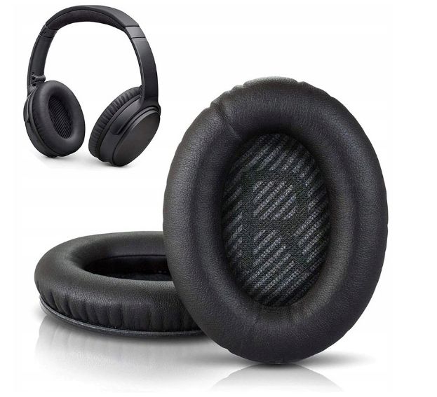 NAUSZNIKI PADY GĄBKI DO BOSE QC35 QC25 QC15 2 AE2 QC2 MEMORY FOAM TESA zdjęcie 8