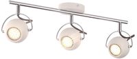 Lampa sufitowa ruchoma Salva K-8002/3 WH biała chrom