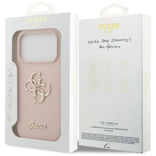 etui guess silicone big 4g script do     iphone 17 pro różowy na Arena.pl