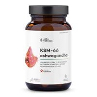 AURA HERBALS Ashwagandha KSM-66 Korzeń 200 mg (120 kaps.)