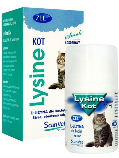 ScanVet Lysine Kot Żel 50 ml zdjęcie 2