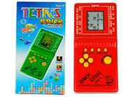 ND24_3710 Gra Elektroniczna Tetris Kieszonkowa Czerwona