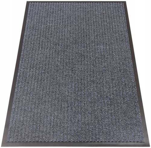 WYCIERACZKA POD DRZWI ZEWNĘTRZNA WEJŚCIOWA 80x120 DUŻA MATA DO BUTÓW SZARA na Arena.pl