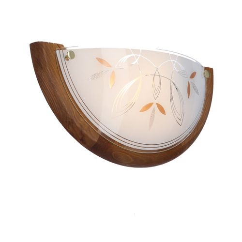 Rustica plafon 0,5 drewno standard 1x60 w E27 dąb na Arena.pl