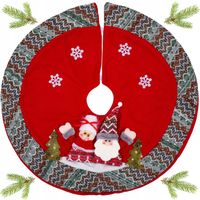 MATA DYWANIK POD CHOINKĘ CZERWONA 80cm