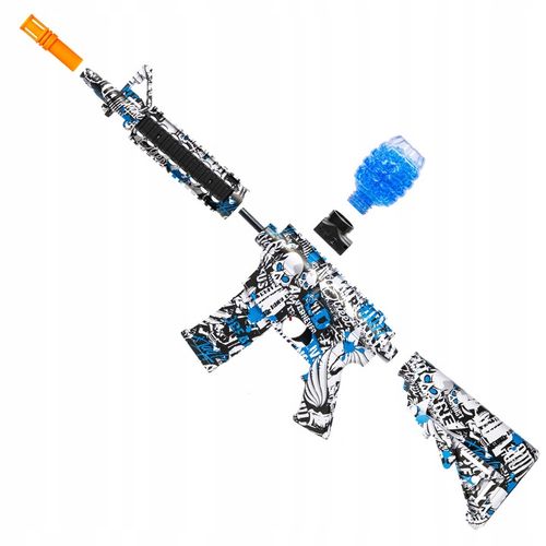 KARABIN AUTOMATCZNY PISTOLET NA KULKI ŻELOWE WODNE BEZPIECZNY DUŻY ZESTAW na Arena.pl