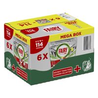 kapsułki do zmywarki fairy platinum plus all in one lemon 114 szt