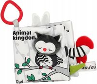 AKUKU KSIĄŻECZKA SENSORYCZNA KONTRASTOWA PISZCZEK