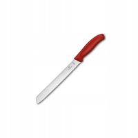 Victorinox Nóż do chleba Swiss Classic super ostry ząbkowany czerwony