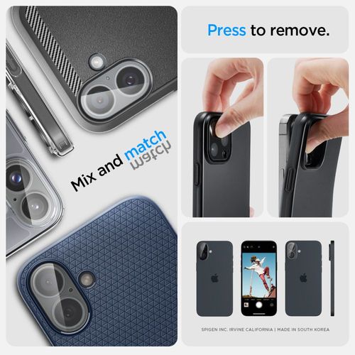 osłona aparatu spigen optik glas.tr camera protector 2-pack iphone 16 na Arena.pl