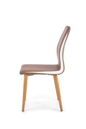 K264 KRZESŁO BRĄZOWO / BIAŁY na Arena.pl