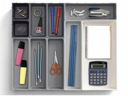 ORGANIZER KUCHENNY NA SZTUĆCE WKŁAD DO SZUFLADY POJEMNIK MODUŁOWY POJEMNY na Arena.pl