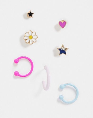 Accessorize Zestaw 5 kolczyków nausznic na Arena.pl