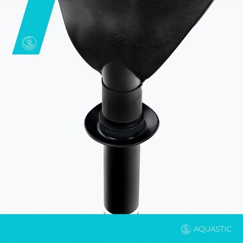 Wiosło kajakowe 2-częściowe AQUASTIC 220 cm czarne na Arena.pl