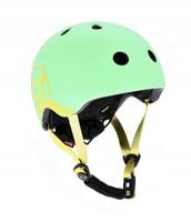 SCOOT AND RIDE KASK XXS-S KIWI dla dzieci regulacja 45-50cm rowerowy LED