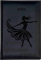 Kalendarz A6 2026 TYGODNIOWY KSIĄŻKOWY twój tekst prezent DLA TANCERKI