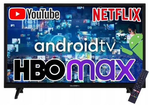 TELEWIZOR TV LED 24 CALI SMART TV ANDROID dvb-t2 HDR10 HEVEC WIFI Bluetooth na Arena.pl