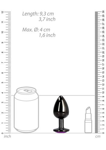 Heart Gem Butt Plug - Large na Arena.pl