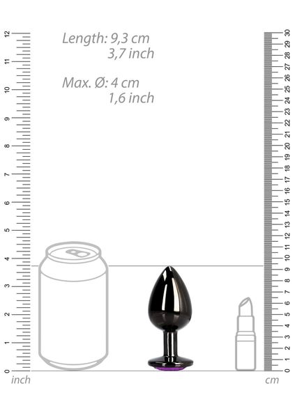 Heart Gem Butt Plug - Large zdjęcie 9