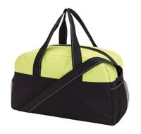 Sportowa torba, FITNESS, Czarny / Jasnozielony