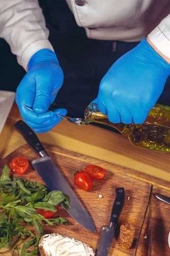 rękawice nitrylowe 100 szt. nitrylex basic dark blue 8-m na Arena.pl